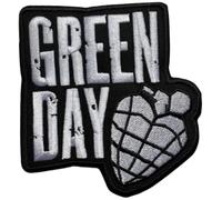 Green Day Stacked Logo & Grenade Patch