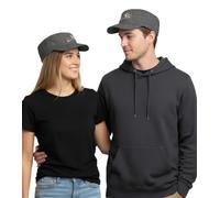 Green Day Unisex Punkrock-Band Baumwoll-Cap im millitärischen Schnitt mit leicht gebogenen Schnitt FC101691GRN Grau