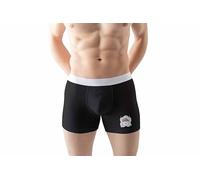 Green Fish, Herren-Boxershorts, Symbol Gedruckt, Herrenunterwäsche, Sport-Slip, 30/1 Gekämmter Baumwoll Single Jersey Stoff, Superweiche Qualität, Größe: L, Farbe: Schwarz