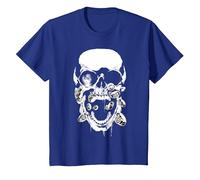Green Lantern Black Lantern Skull T-Shirt, Kinder, Königsblau, 104