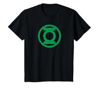 Green Lantern Green Emblem T Shirt T-Shirt, Kinder, Schwarz, 116