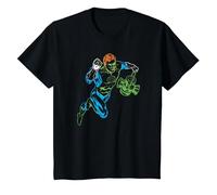 Green Lantern Neon Lantern T Shirt T-Shirt, Kinder, Schwarz, 140