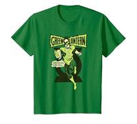 Green Lantern Retro Oath T Shirt T-Shirt, Kinder, Dunkelgrün, 104