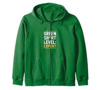 Green Short Level Expert Lustiger irischer St. Patricks Day Kapuzenjacke