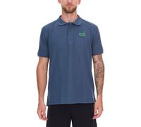 green SYLT Herren Polo-Shirt Slim Fit Baumwoll-Shirt Kurzarm-Shirt Basic-Shirt 0100-009 Blau M