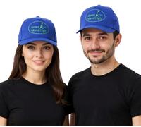green SYLT Unisex "Green Island SYLT" größenverstellbare Base Cap mit geraden Schirm Blau