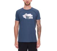 green SYLT "WINDSURF WORLD CUP SYLT" Baumwoll-Shirt für Herren mit Prints 0100-007 Dunkelblau S