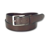 GREENBELTS Herren Ledergürtel FINLEY Braun L | Bundweite 97-102 cm