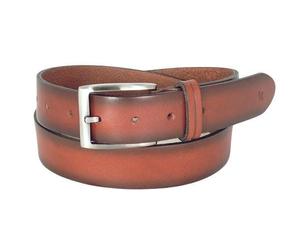 GREENBELTS Herren Ledergürtel FINLEY Cognac M | Bundweite 90-95 cm