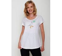 GREENBOMB Animal Bird Fine Cool - Sportliches T-Shirt aus Bio-Baumwolle / hochwertiger Print / GOTS / Fair & Vegan Weiß (Weiß) L