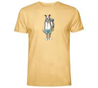 GreenBomb - Animal Dog Traveller Roll T-Shirt - T-Shirt, Gr. XL, beige (PastelYellow)