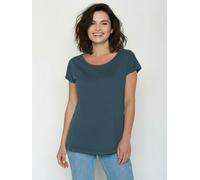GREENBOMB Basic Cool - Lässiges T-Shirt aus Bio-Baumwolle / GOTS / Fair & Vegan Blau (Ash Blue) M