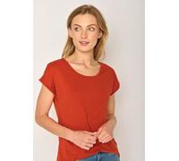 GREENBOMB Basic Cool - Lässiges T-Shirt aus Bio-Baumwolle / GOTS / Fair & Vegan Rot (Lehmrot) XS