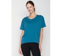 GREENBOMB Basic Feel - Lässiges T-Shirt aus Bio-Baumwoll Mix / GOTS / Fair & Vegan Blau (Rich Blue) L