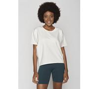 GREENBOMB Basic Feel - Lässiges T-Shirt aus Bio-Baumwoll Mix / GOTS / Fair & Vegan Weiß (Creme White) M