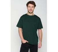 GREENBOMB Basic Fusion - Lässiges Oversize-T-Shirt aus Bio-Baumwolle / GOTS / Fair & Vegan Grün (Dark Forest) XL