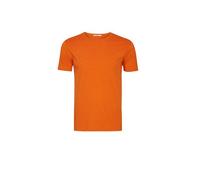 GREENBOMB Basic Guide - Sportliches T-Shirt aus Bio-Baumwolle / GOTS / Fair & Vegan Orange (Black Heather Orange) XL