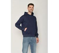 GREENBOMB Basic Joy - Gemütlicher Hoodie aus Bio-Baumwolle / GOTS / Fair & Vegan Blau (Marineblau) S