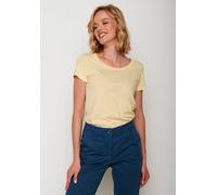 GREENBOMB Basic Loves - Lässiges T-Shirt aus Bio-Baumwolle / GOTS / Fair & Vegan Gelb (Vanilla) M