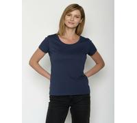 GREENBOMB Basic Loves - Sportliches T-Shirt aus Bio-Baumwolle / GOTS / Fair & Vegan Blau (Marineblau) M