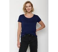 GREENBOMB Basic Loves - Sportliches T-Shirt aus Bio-Baumwolle / GOTS / Fair & Vegan Blau (Marineblau) XS