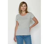 GREENBOMB Basic Loves - Sportliches T-Shirt aus Bio-Baumwolle / GOTS / Fair & Vegan Grau (Heidegrau) S