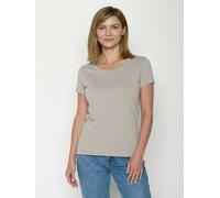 GREENBOMB Basic Loves - Sportliches T-Shirt aus Bio-Baumwolle / GOTS / Fair & Vegan Grau (Sandstone) S
