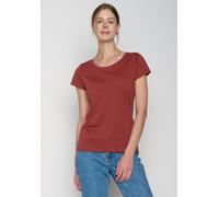 GREENBOMB Basic Loves - Sportliches T-Shirt aus Bio-Baumwolle / GOTS / Fair & Vegan Rot (Dusty Berry) XXL