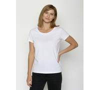 GREENBOMB Basic Loves - Sportliches T-Shirt aus Bio-Baumwolle / GOTS / Fair & Vegan Weiß (White) S
