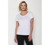 GREENBOMB Basic Loves - Sportliches T-Shirt aus Bio-Baumwolle / GOTS / Fair & Vegan Weiß (White) XXL