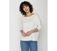 GREENBOMB Basic Simper - Gemütliches Longsleeve aus Viskose (LENZING ECOVERO) Mix / Fair & Vegan Weiß (Mondstein) L