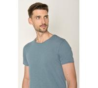 GREENBOMB Basic Spice - Lässiges T-Shirt aus Bio-Baumwolle / GOTS / Fair & Vegan Blau () XXL