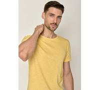 GREENBOMB Basic Spice - Lässiges T-Shirt aus Bio-Baumwolle / GOTS / Fair & Vegan Gelb (Pastellgelb) XXL