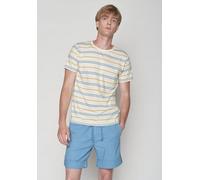GREENBOMB Basic Spice - Lässiges T-Shirt aus Bio-Baumwolle / GOTS / Fair & Vegan Weiß (Creme Stripes) XS