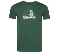GreenBomb - Bear Canoe Guide T-Shirt - T-Shirt, Gr. M, grün (BottleGreen)