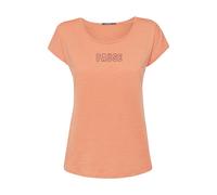 GREENBOMB Bio-Damen-T-Shirt 'Pause 2' mit Rundhalsausschnitt, peach, Gr. S