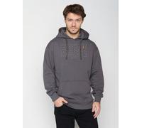 GREENBOMB Lifestyle Boulderer Joy - Gemütlicher Hoodie aus Bio-Baumwolle / hochwertiger Print / GOTS / Fair & Vegan Grau (Anthrazit) M