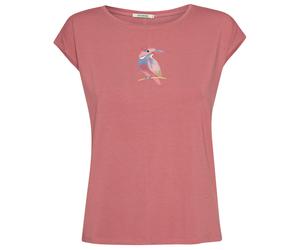 GreenBomb - Women's Bird Look Timid - T-Shirt, Gr. XS, rosa (DarkRose)