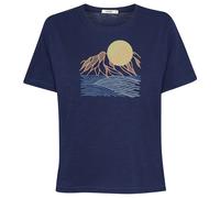 GreenBomb - Women's Mountain Scenery Nova - T-Shirt, Gr. M, blau (Navy)