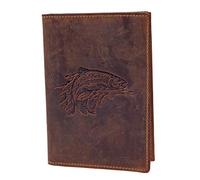 Greenburry Vintage Ausweisetui Leder 12 cm braun (GB-328B-fish-25) braun