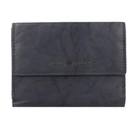 Greenburry Basic Geldbörse RFID Leder 13 cm blau