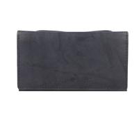 Greenburry Basic Geldbörse RFID Leder 14 cm blau