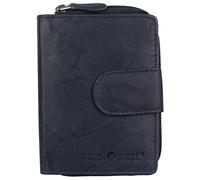 Greenburry Basic Geldbörse RFID Leder 9 cm nightblue (1883-27) blau
