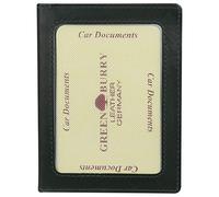 Greenburry Basic Leder Ausweismappe Dokumentenmappe Kartenetui 1848, Farbe:Olive