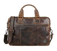 Billy the Kid Ranger Aktentasche Leder 41 cm Laptopfach brown (0873-25)