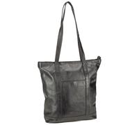 Greenburry Colombiana Schultertasche Leder 30 cm schwarz