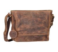 Greenburry Umhängetasche Vintage Shouderbag small Leder 29 cm Braun