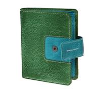 Greenburry Geldbörse Damen Leder Portemonnaie Geldbeutel grün türkis Candy Shop 861-77