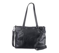 Greenburry Colombiana Shopper Tasche Leder 37 cm schwarz