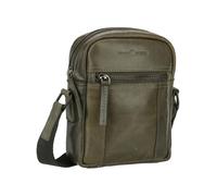 Greenburry Newport Mini Bag Umhängetasche Leder 18 cm grün